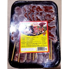 청하fns 마니커 닭염통꼬지 400g 4단 염통꼬치 포차재료 닭염통, 1개