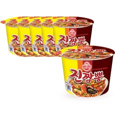 오뚜기 진짬뽕 큰컵 115g x6개