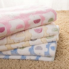 포시럽 강아지 담요 코끼리, 핑크, 2개