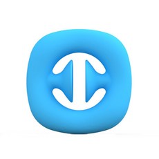 아이스크림모양 푸시팝버블 예쁜푸쉬팝 틱톡 큰 핑크 팝잇 뽁뽁이 키털트 심리안정 POPIT, 스카이 블루 + 프리사이즈