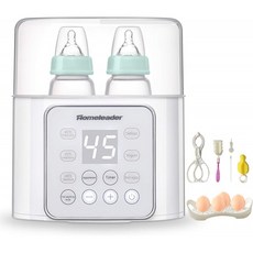 가정용 젖병 워머 6-in-1 우유 워머 &amp; 디프로스트 BPA-Free Baby Food Heater LCD 디스플레이 정확, 단일옵션