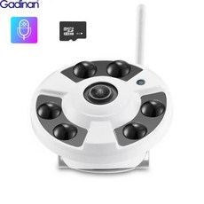 Gadinan 스마트 홈 보안 보호 CCTV 카메라 5MP 와이파이 IP 카메라 1.7mm 어안 렌즈 파노라마 180 도 모션 감지, 4) 3MP with 1A - tta인증nvr