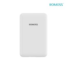 로모스 맥세이프 호환 20W 무선 고속충전 보조배터리 5000mAh C타입, 화이트, WSS05