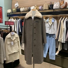 프렌치캣레드퍼장식코트q85dbc040