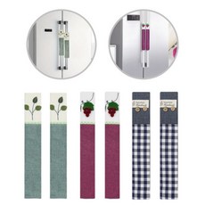 도나토르 냉장고 손잡이 보호커버 덮개2p, 블루(체크무늬), 2개 블루(체크무늬), 2개