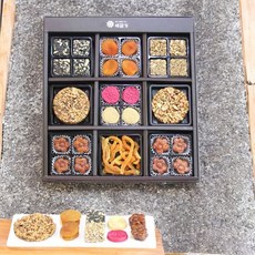 설날 구정 명절 선물 세트 한과 강정유과세트 2단 기업 단체 관공서, 1개