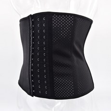 욜로하이 라텍스 헬스코르셋벨트 허리복대 허리보호대 CO0456, 블랙
