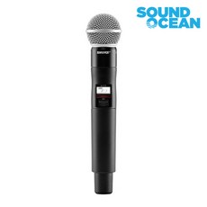 슈어 무선마이크 SHURE Wireless Microphone, QLXD2/SM58(무선 핸드 송신기)