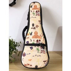 우쿨렐레 자체디자인 스마트 우크렐레 기타가방 23인치 smart ukulele case우크렐레 백팩, T07-고대 이집트 스마트 우크렐레 패키지