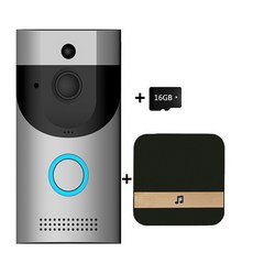 Anytek 무선 wifi 비디오 초인종 카메라 ip 링 도어 벨 양방향 오디오 app 제어 ios 안드로이드 배터리 전, 05 Kit 5