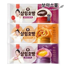 삼립 정통단팥호빵 1봉 + 피자호빵 1봉 + 꿀고구마호빵 1봉, 1세트