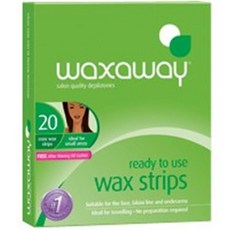 Waxaway 왁스어웨이 페이스 왁스 20 트립, 1개