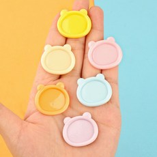 [꼬망구] 크레 밥그릇 [미니 베이비 도마뱀 파충류 크레스티드게코 밥그릇], 1개, 아이보리