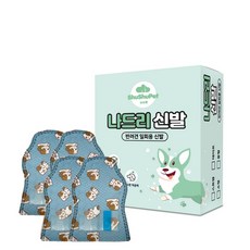 슈슈펫 나드리 강아지 산책용 신발 24p + 스트랩 8p 세트, 1세트, 테이프 캐릭터팩