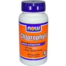 NOW Foods Chlorophyll - 100 mg - 90 Capsules NOW Foods 엽록소 - 100 mg - 90 캡슐, 1개