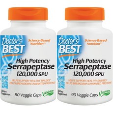 닥터스베스트 하이 포텐시 세라펩타제 120000 SPU 베지 캡