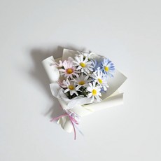 조화 납골당 추모 봉안당 꾸미기 성묘 데이지 미니 꽃다발, 데이지미니꽃다발, 1개