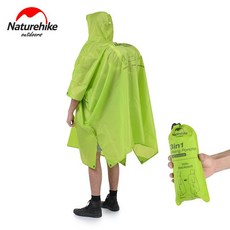 Naturehike 네이쳐하이크 타프 방수 실링 우의 등산 캠핑 판초, A타입(20D)
