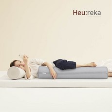 휴레카 메모리폼 바디필로우 3D에어메쉬 원형 롱쿠션 안고자는 옆으로자는 베개, 베이지