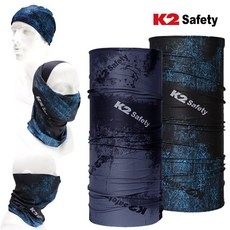 K2 safety 시원한 여름용 베이직 멀티 스카프 기능성, 네이비