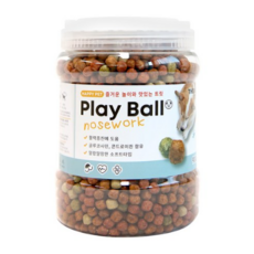  더독 강아지 플레이볼 노즈워크 놀이간식 900g, 5개, 오리지널 
