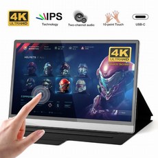 LCD 모니터 휴대용 노트북 보조 스위치 게임 PC 용 15.6 인치 터치 스크린 용, 중국