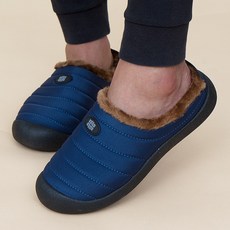 커플 털슬리퍼 남자 여성 겨울 털실내화 패딩 신발 F-D3E