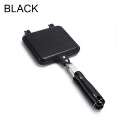 가스 논스틱 샌드위치 메이커 철제 빵 토스트 아침 식사 기계 와플 팬케이크 베이킹 바베큐, 1) Black mold