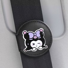 벤투로스 자동차 안전벨트 클립 스토퍼 임산부 안전벨트 락 고정 커버, 1개, 13.블랙윙크