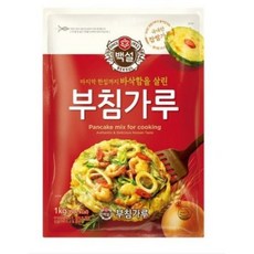 백설 부침가루, 10개, 1kg