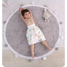 유아용 순면 뽀송뽀송 방수패드 방수요, 1개, 화이트 고양이