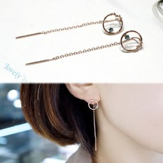꼬냑다이아링귀걸이