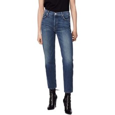 MOTHER The Saint Ankle - High-Rise Straight Leg Tomboy Jeans in Gutterpunk