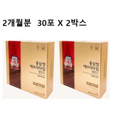  정관장 (정가15만원)(한정수량) 홍삼정 에브리타임 밸런스 10ml*30포 / 2박스 + 쇼핑백 2개, 300ml 