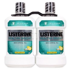 리스테린 구강청결제 헬시브라이트 1.5Lx2개 코스트코, 1팩