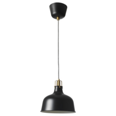 이케아 RANARP 라나르프 펜던트등 블랙 23 cm 803.995.62
