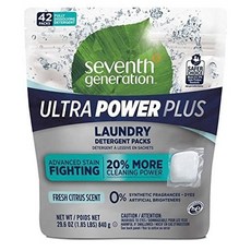 (번들) 세븐제너레이션 세탁캡슐 울트라파워플러스 42개입 4팩 Seventh Generation Ultra Power Plus