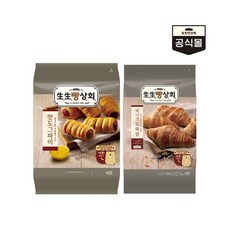 롯데제과 생생빵상회 핫도그파이 440gX1봉+미니플레인크로와상 300gX1봉, 단일상품, 기타