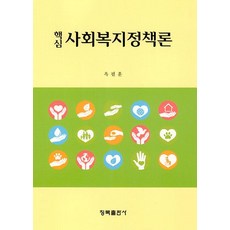 핵심 사회복지정책론, 옥필훈(저),청목출판사, 청목출판사