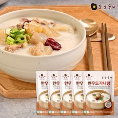 강강술래 한우 도가니탕500g x 5팩, 5개, 500g