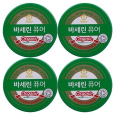 베이비 바세린 퓨어 오가닉 99% 천연 유기농 식물성오일, 4개, 30g