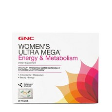 여성용 울트라 메가 에너지 & 신진대사비타팩 Program 30 Packets, 선택, 상세설명참조