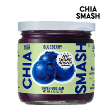 [Chia Smash] 치아씨드 잼 블루베리 227g 무가당 다이어트 슈퍼푸드 최화정잼 Chia Smash Superfood Jam, 1개
