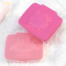 산리오 헬로키티 마이멜로디통 보관함 2종 소품함 탑로더 악세사리 케이스, 1개, 마이멜로디 보관함