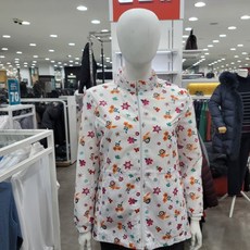 올포유 여성 폴리스판 나뭇잎 프린트점퍼AWJUJ5310-100