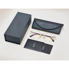 Lash L-TYPE CEDAR 시더 C4 얇고 가벼운 투명 뿔테안경