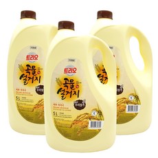 대용량 트리오 곡물설거지 우리쌀겨 5L, 3개