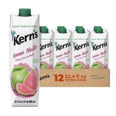 Kern's 구아바 넥타 12개입, 2.82 Fl Oz (Pack of 12)