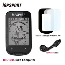 IGPSPORT-BCS100S 자전거 컴퓨터 BLE ANT 2.6 인치 IPX7 c타입 40H 배터리 수명 자동 백라이트 GNSS 스톱워치 IGS, [02] BSC100S M80