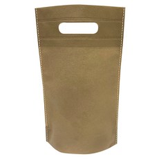 링타공 부직포 주머니 가방 10매입, 베이지, (소)20x30